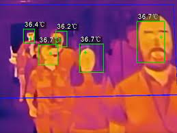 Exemple d’une image captée par une caméra thermique